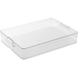 Homesmiths Stackable Storage Bin with Lid 32.7 x 22.2 x 56 mm - 1 miniature