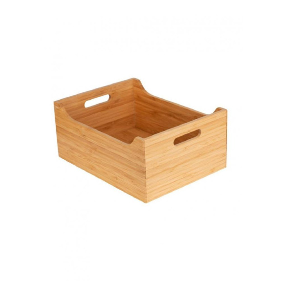 Little Storage Co Large Bamboo Tub 32 x 22 x 14 cm