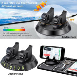 MMAK Anti-Slip Car Dashboard Mat and Mobile Phone Holder Mount with Car Perfume - Universal Non Slip Sticky Rubber Pad with 2 Aroma Sticks and Radium - 5 miniature