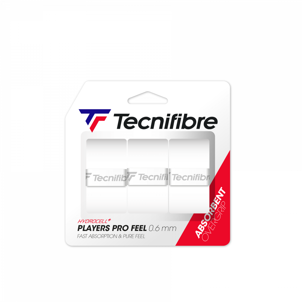 Overgrip Tecnifibre Players Pro Feel White (3 шт.) - 1