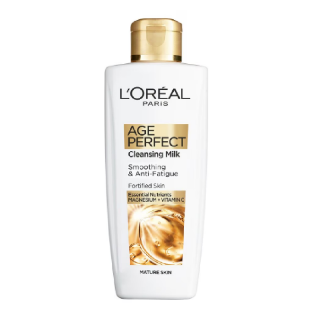 L'Oreal Paris Age Perfect Smoothing & Anti Fatigue Vitamin C Cleansing Milk 200 ml - 1