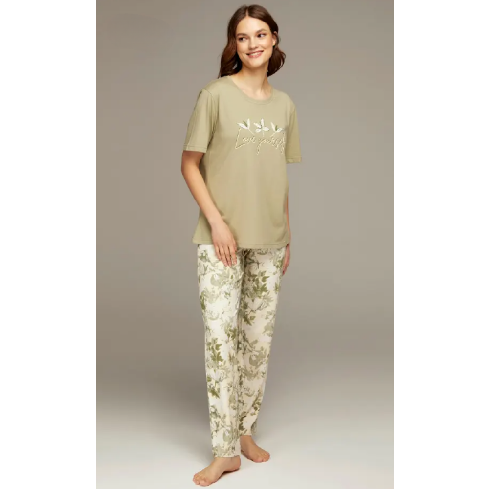 Пижамный Комплект Hidden Beauty Lingerie HOMEWEAR, Зеленый - XL - 1