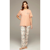 Hidden Beauty Lingerie Homewear Pajama Set, pink - XL - 1 miniature