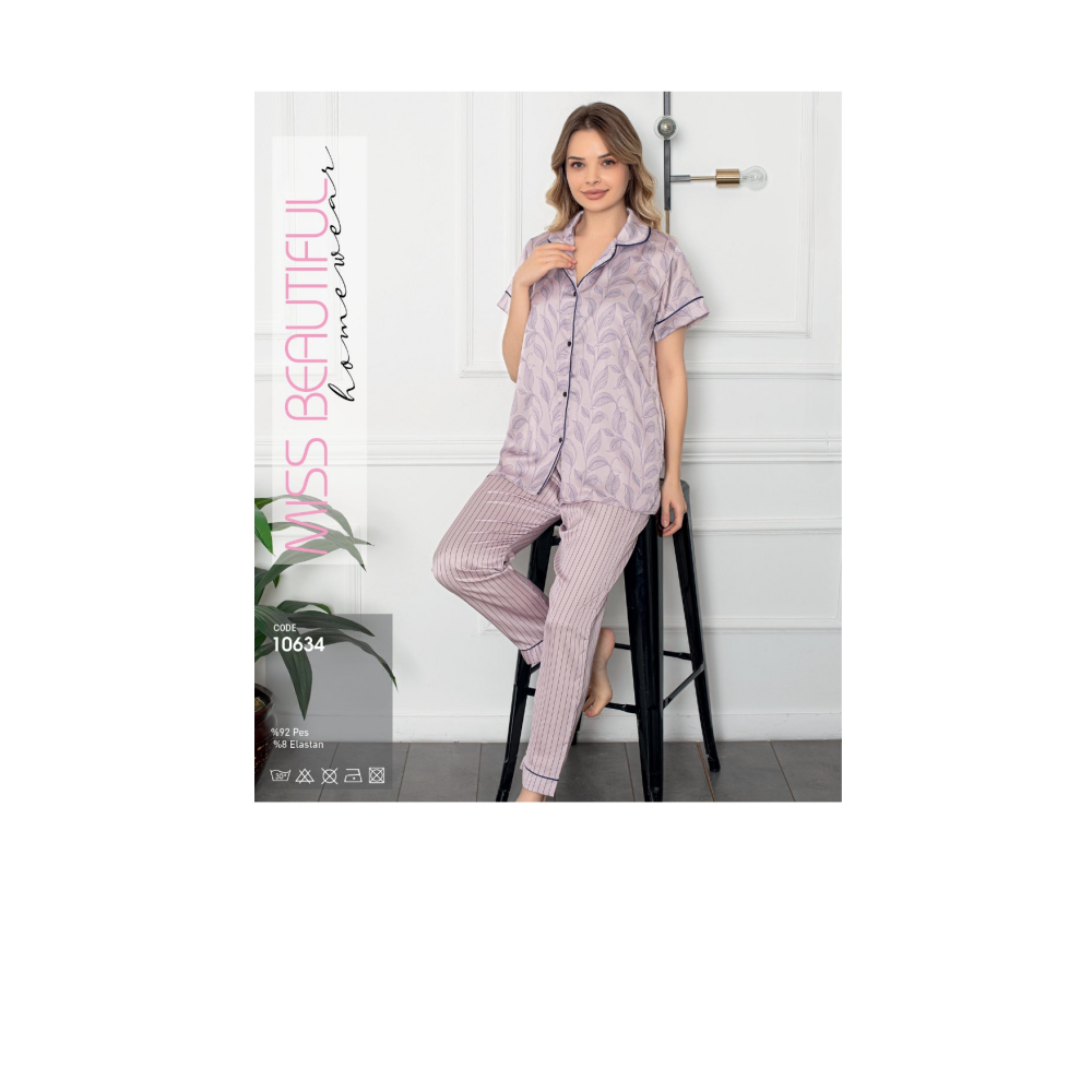 Пижамный Комплект Hidden Beauty Lingerie HOMEWEAR, Светло-Розовый - XL - 1