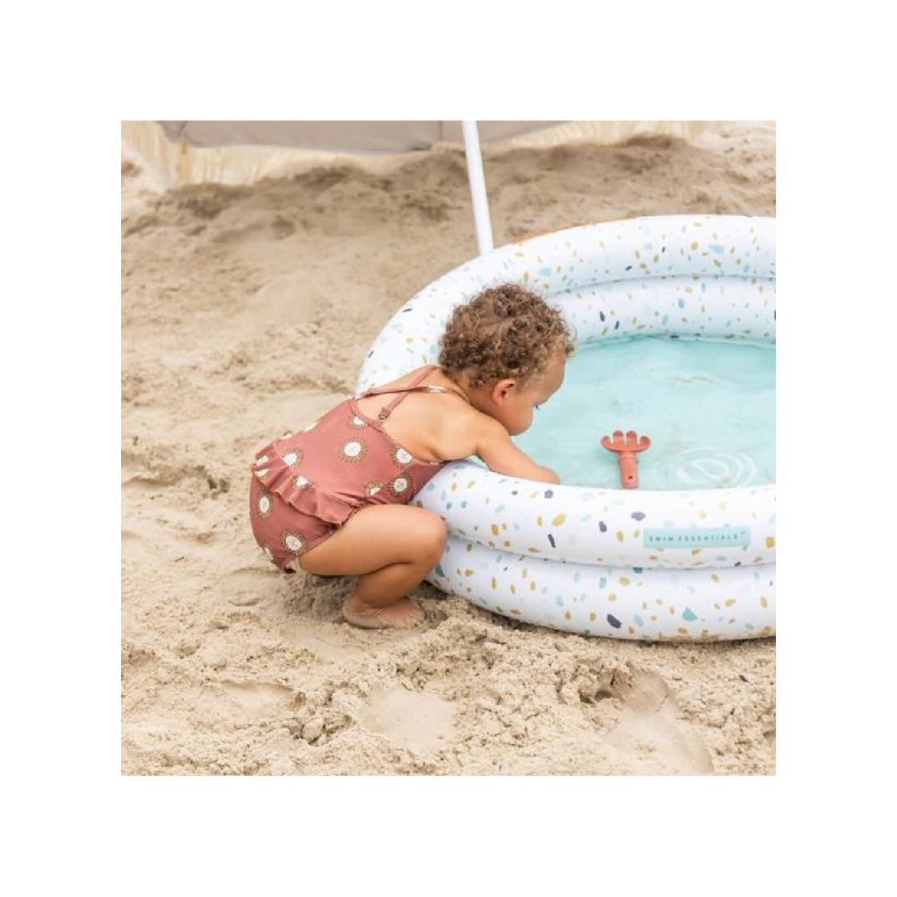 أساسيات السباحة، حمام سباحة للأطفال، قابل للنفخ، 100 سم، 3+، أخضر نعناعي - 4