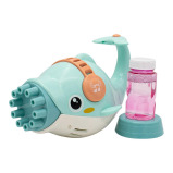 MissTiara / Bubble gun, 10-hole, Dolphin shape, 18.9x12.5 cm - 1 miniature