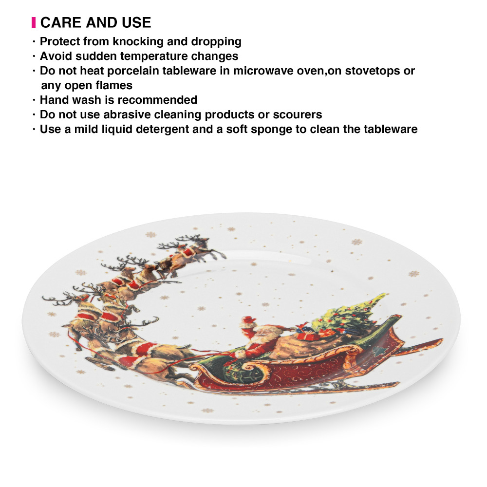 Fissman, Plate Christmas, 19.5cm, New Bone China - 3
