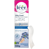 Veet, Hair removal cream, Sensitive skin, 100 g - 1 miniature