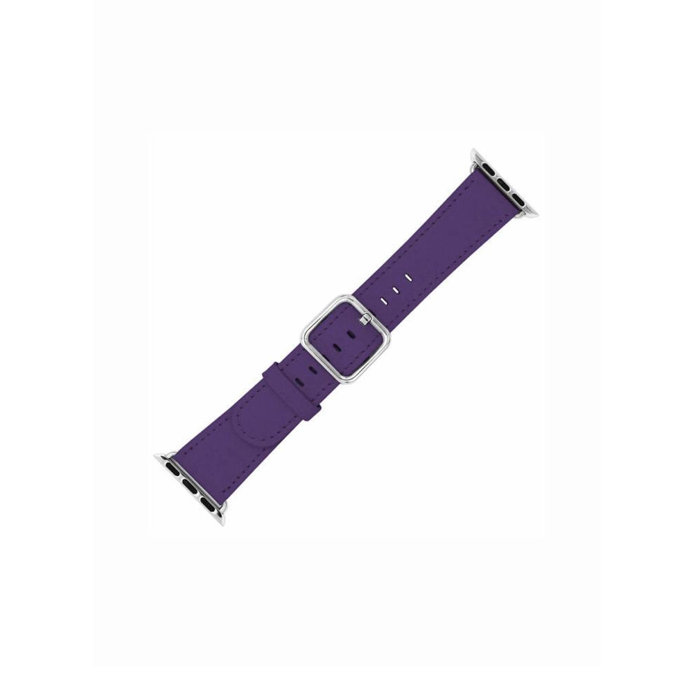 Perfii Genuine Leather Replacement Band For Apple Watch 41/40/38mm Series 8/7/6/5/4/SE - 3