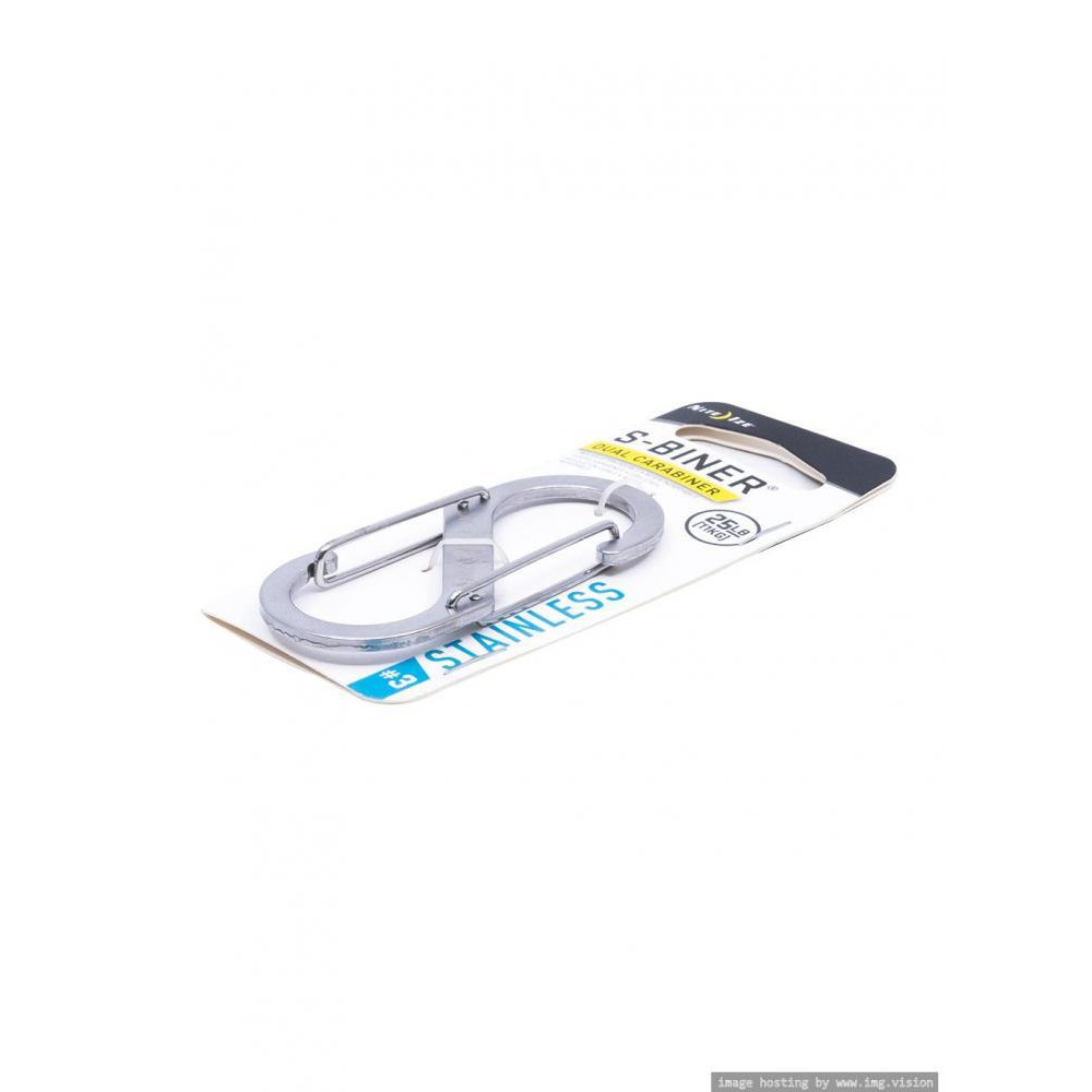 Nite Ize S-Biner Stainless Steel Dual Carabiner #3 Stainless - 3