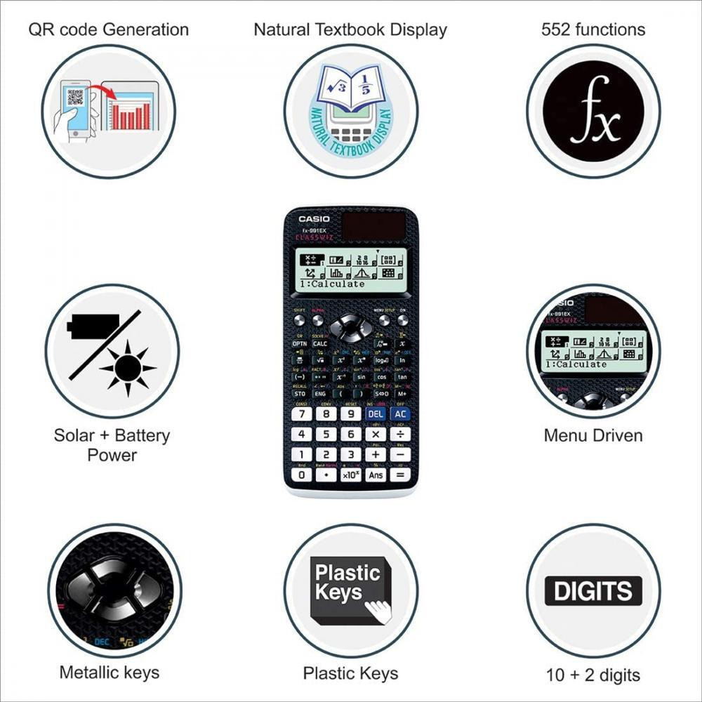 Casio / Calculator, Fx-991EX, black - 3
