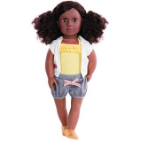 Our Generation Deluxe Twin Doll With Book Dedra - 2 miniature