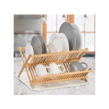 InterDesign Formbu Bamboo Dish Rack - 2 miniature