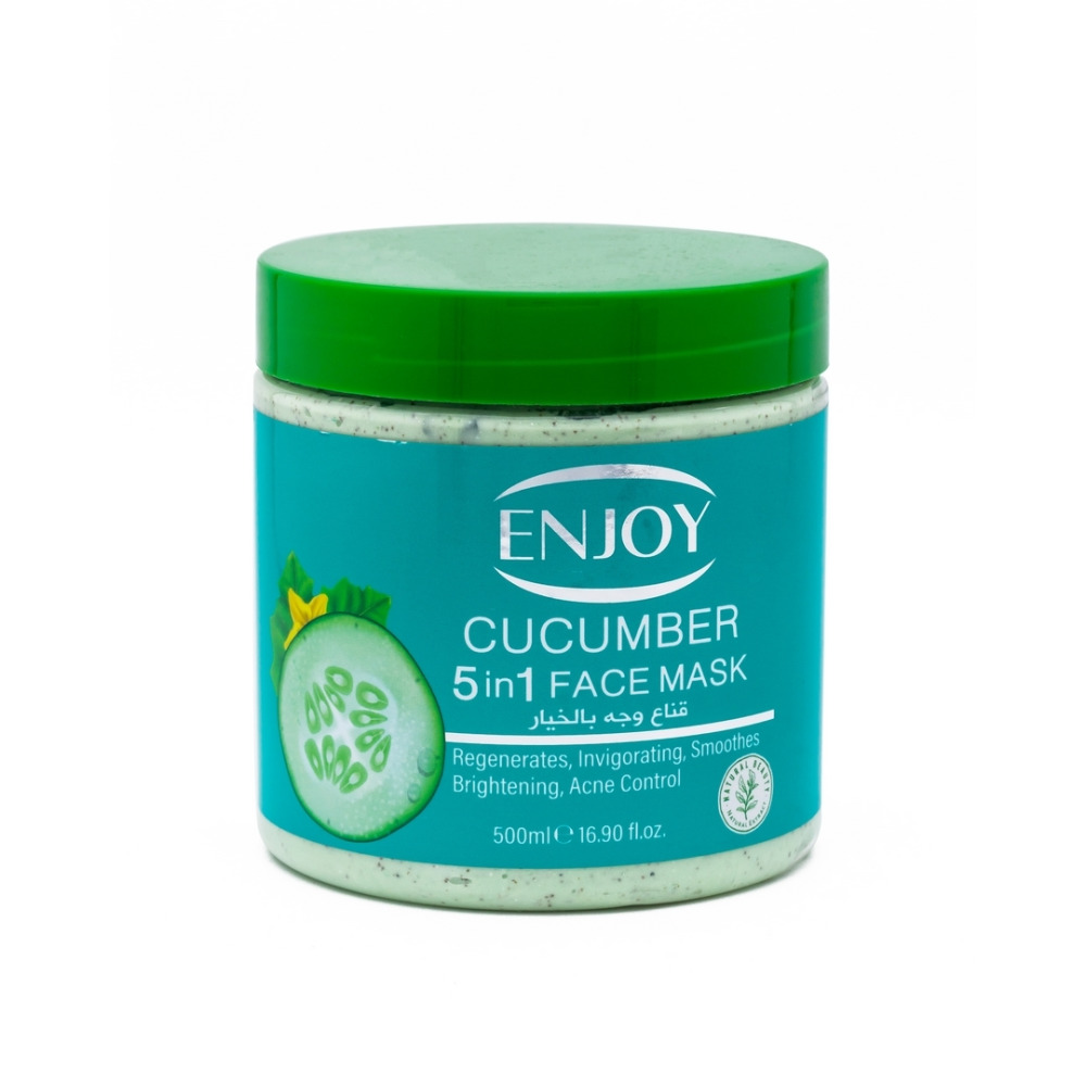 Enjoy face & Body 5 in 1whitening mask Cucumber - 1