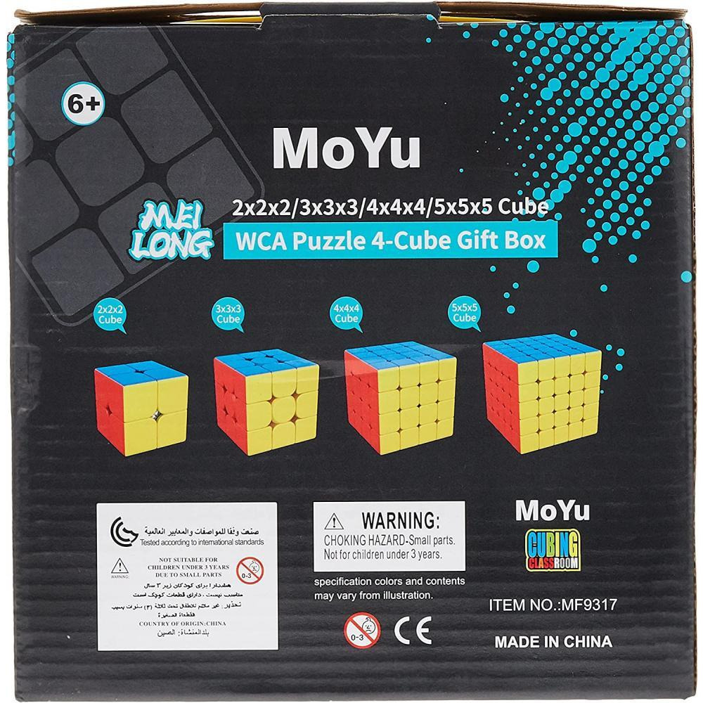 Mumoo Bear / Cube set, MoYu, 2x2, 3x3, 4x4, 5x5 - 4