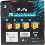 Mumoo Bear / Cube set, MoYu, 2x2, 3x3, 4x4, 5x5 - 4 miniature