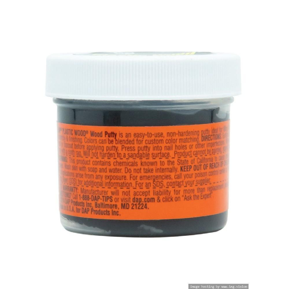 معجون خشب بلاستيكي من DAP، 3.7 أونصة، خشب الأبنوس - 1