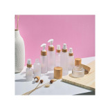 Homesmiths Mini Travel Spray Empty Glass Bottle, Eco Friendly - Multipurpose Refillable Liquid Container, Fine Mist Spray with lid - 50 ml - 4 miniature