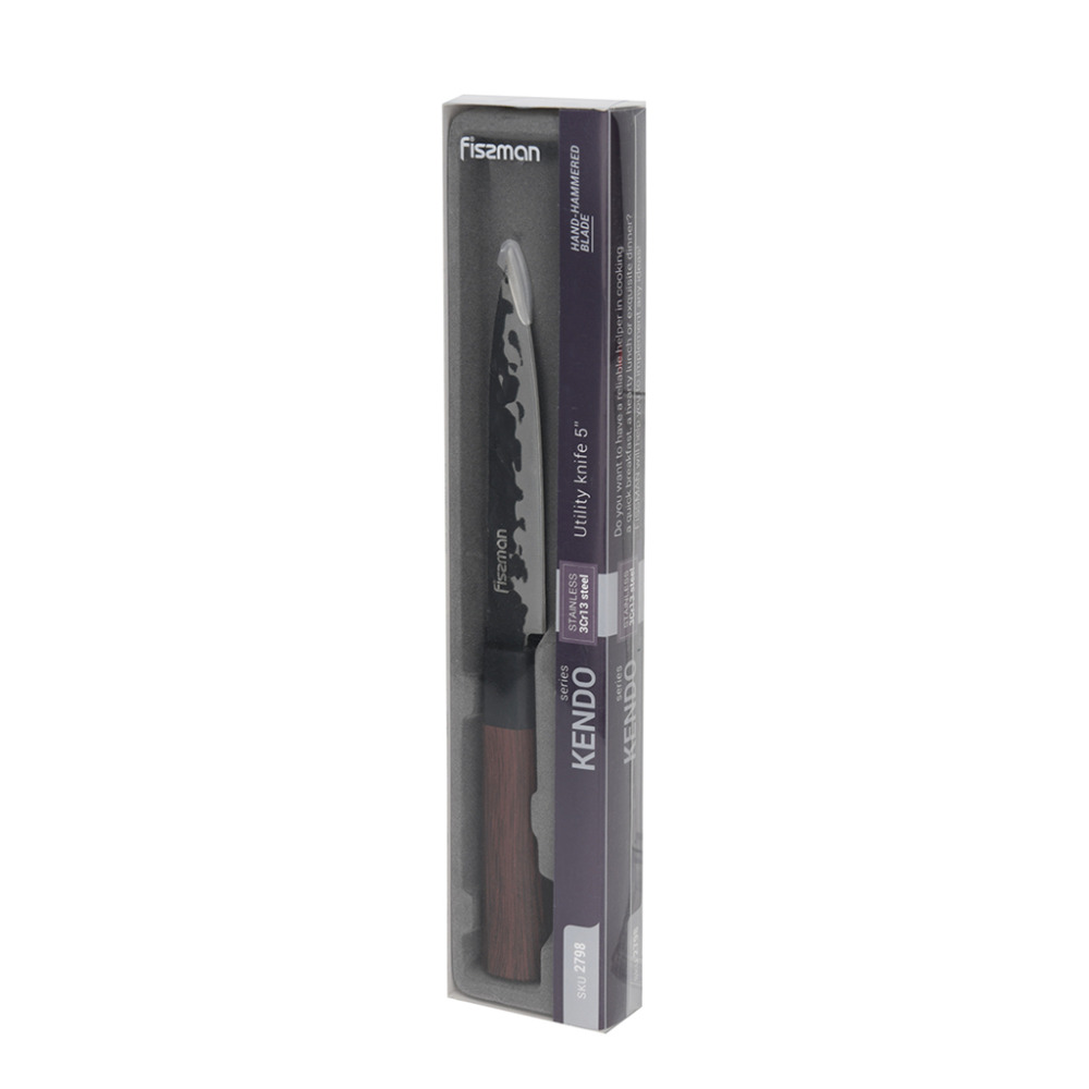Fissman 5" Utility Knife Kendo Series 3cr13 Steel - 4