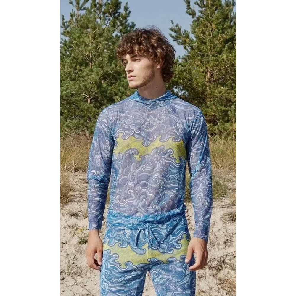 Men's T-shirt Waves (S) - 1