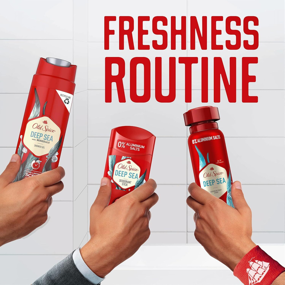 Old SPICE, Дезодорант-Спрей Для Тела Для МУЖЧИН, Deep SEA, 150 Мл - 6