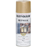RUST-OLEUM، طلاء بخاخ معدني، ذهبي دافئ، 312 جم - 1 miniature