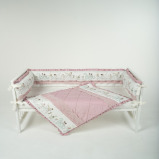 Розовый Кружевной Комплект Постельного Белья Для НОВОРОЖДЕННЫХ Magic Parade
- 2 miniature