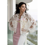 Asian SPIRIT, Бомбер Off White Symphony, СВОБОДНЫЙ Размер (xs-xl) - 1 miniature