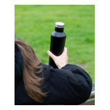 Typhoon 500 ML Double Wall Stainless Steel Bottle Black - 4 miniature