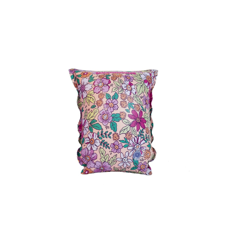 Swim Essentials, Swimming armbands, Pink blossom,  Inflatable, 2-6 years - 2