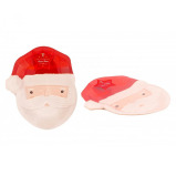 طبق ورقي للوجه سانتا من Rsw مقاس 23 سم - 1 miniature