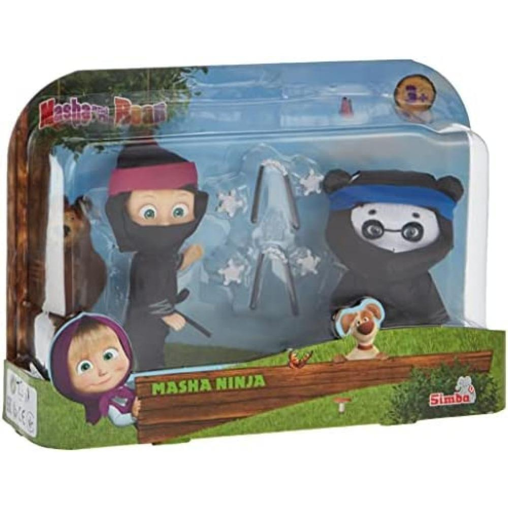Simba / Bear Masha Doll as Ninja 109301050 - 1