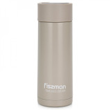 Fissman Double Wall Vacuum Flask 390ml Beige (Stainless Steel) - 1 miniature