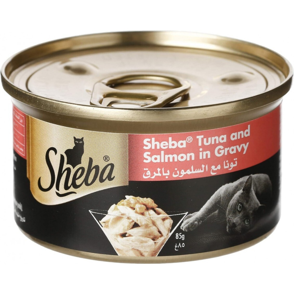 SHEBA, Влажный корм, Тунец и Лосось в СОУСЕ, 85 г - 1