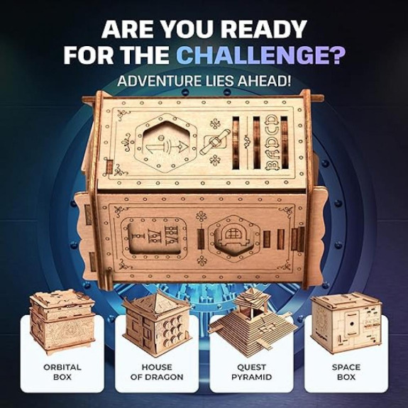 Buy esc welt fort knox pro - escape room in a box - brain teaser ...