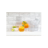 TarHong Mesa Premium Plastic Drinkware Jumbo Beverage, 22 Ounce, Clear - 3 miniature