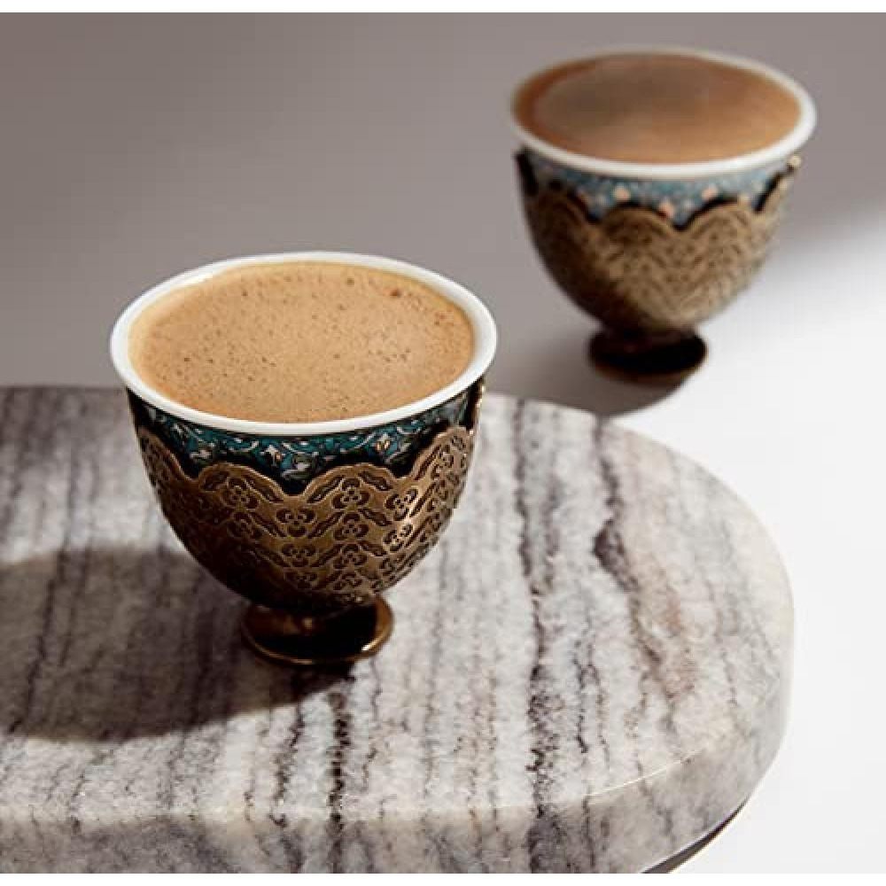 OK-006-MD ماكينة صنع القهوة التركية Arzum Okka Minio DUO "أرجواني" وأسود وأرجواني - 1