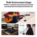 Promate ProMic-1 High Definition Omni-Directional Microphone with Flexible Gooseneck - 2 miniature