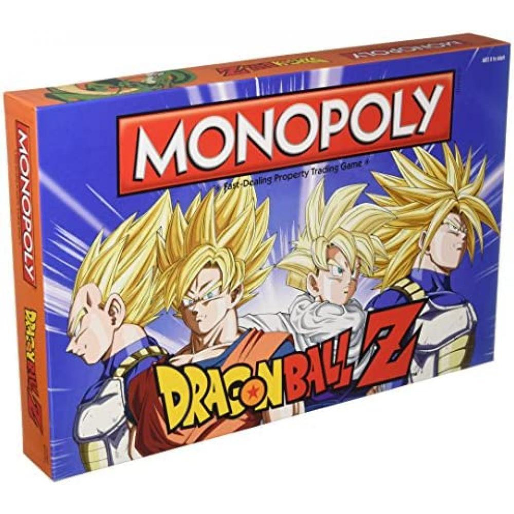 USAopoly Dragon Ball Z Recruit Legendary Warriors Like Goku, Vegeta and Gohan Anime Series Merchandise Themed Monopoly Game - 1