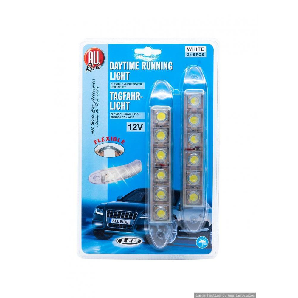 All Ride Drl 12V 6 Led Flexible Pv 2 Pieces - 1