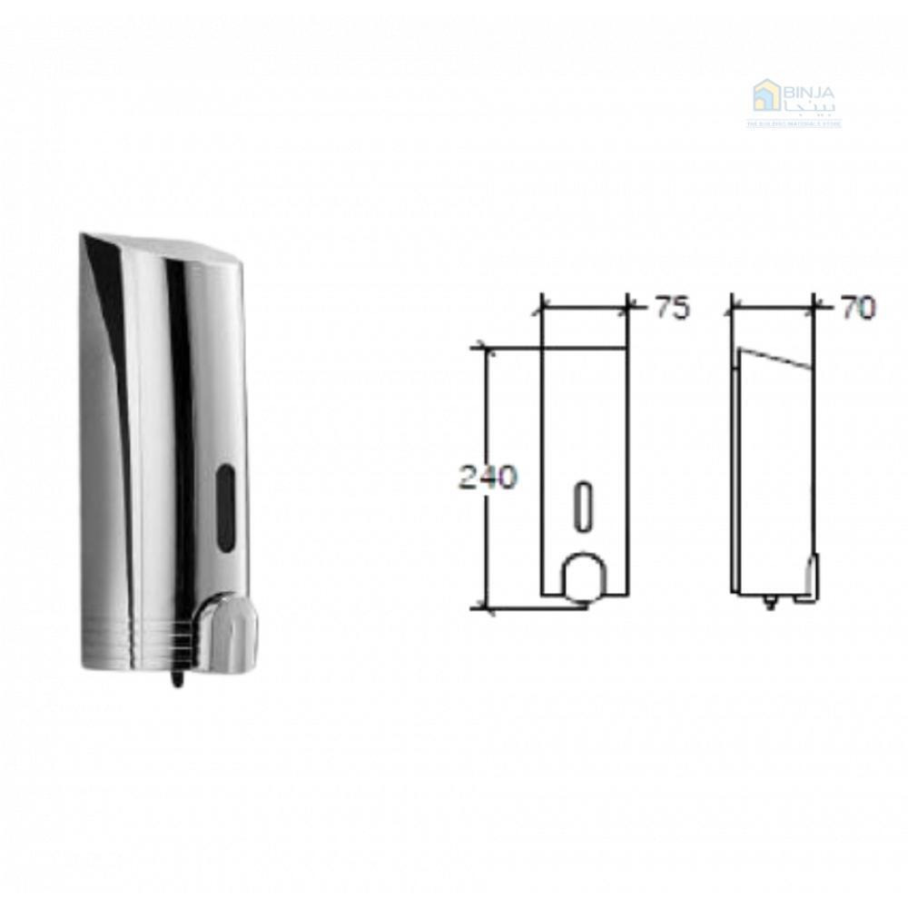 BINJA Otel Wall-Mounted Soap Dispenser, Lineabeta-Italy - 2