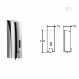 BINJA Otel Wall-Mounted Soap Dispenser, Lineabeta-Italy - 2 miniature