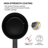 Fissman Saucepan Titanium Pro 16cm/1.4LTR With Glass Lidwith Cast Aluminum and Non- Stick Coating - 4 miniature