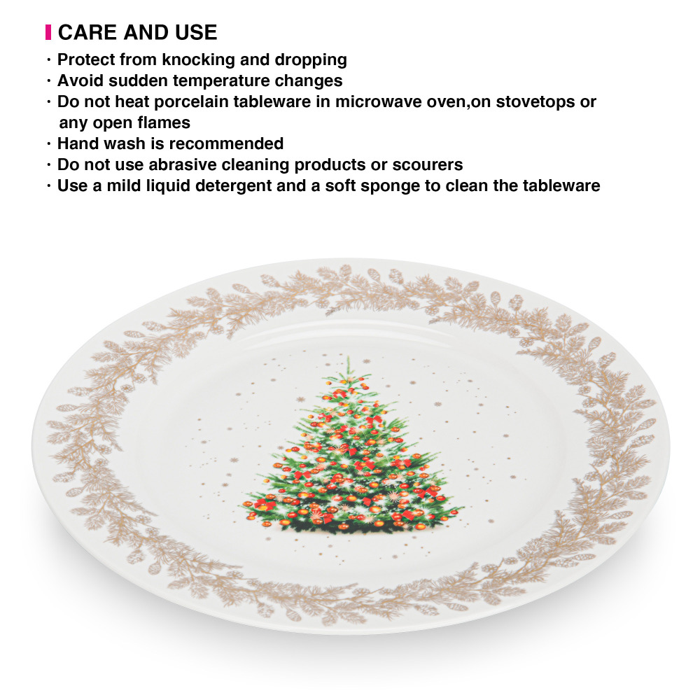 Fissman, Plate Christmas, 27cm, New Bone China - 3