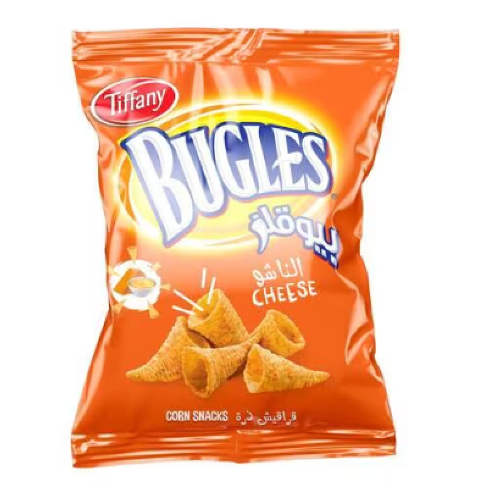 Tiffany bugles cheese corn snacks 10.5gm - 1