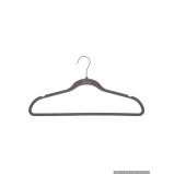 Wenko Flocking Hangers Set of 5 Grey - 3 miniature