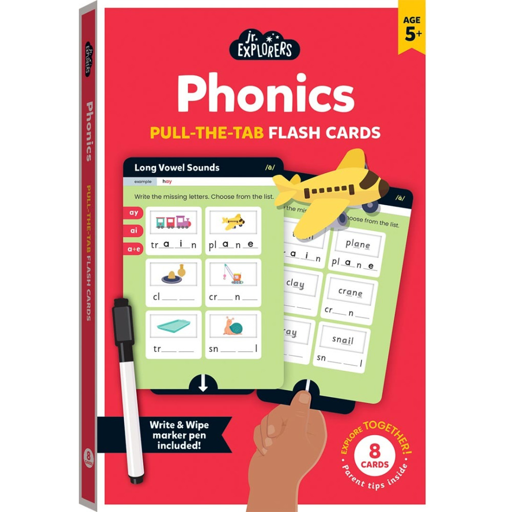 Флеш-Карты Hinkler Junior Explorers Phonics pull The Tab - 1