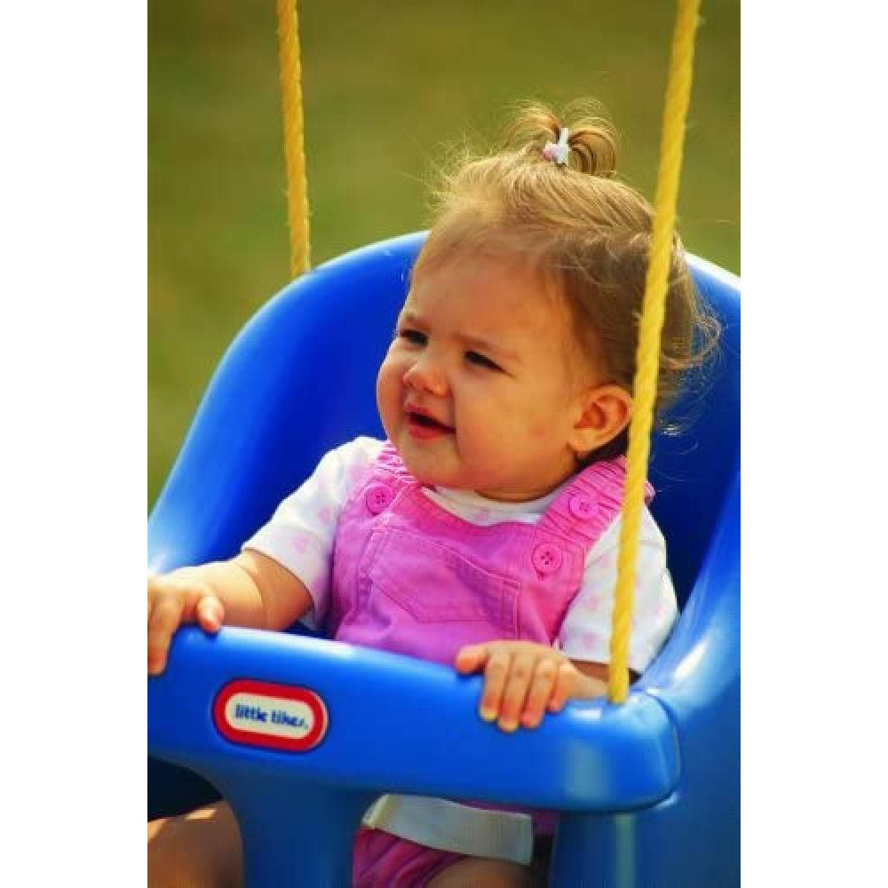 Little Tikes High Back Toddler Swing Blue - 4
