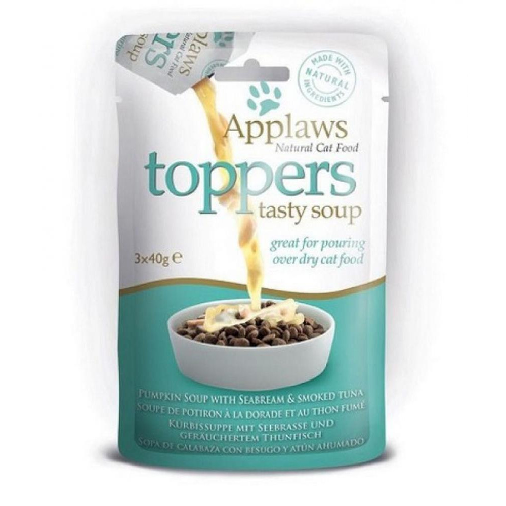 Applaws Topper Pumpkin Soup with Tuna Cat - Pouch - BOX - 6 (3 * 40 g) - 1