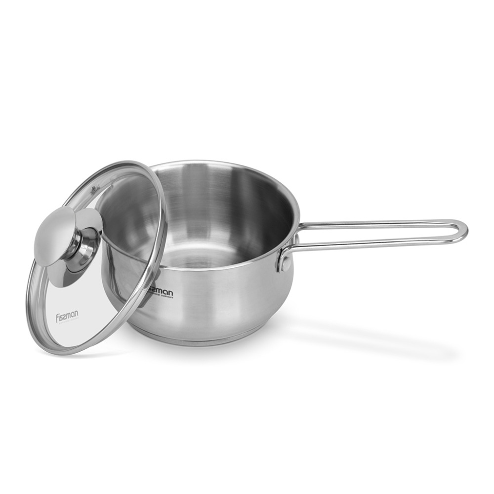 КАСТРЮЛЯ Fissman со Стеклянной Крышкой 1,1 Л, Нержавеющая Сталь 14X7,5 См, Серия Gulliver - 2